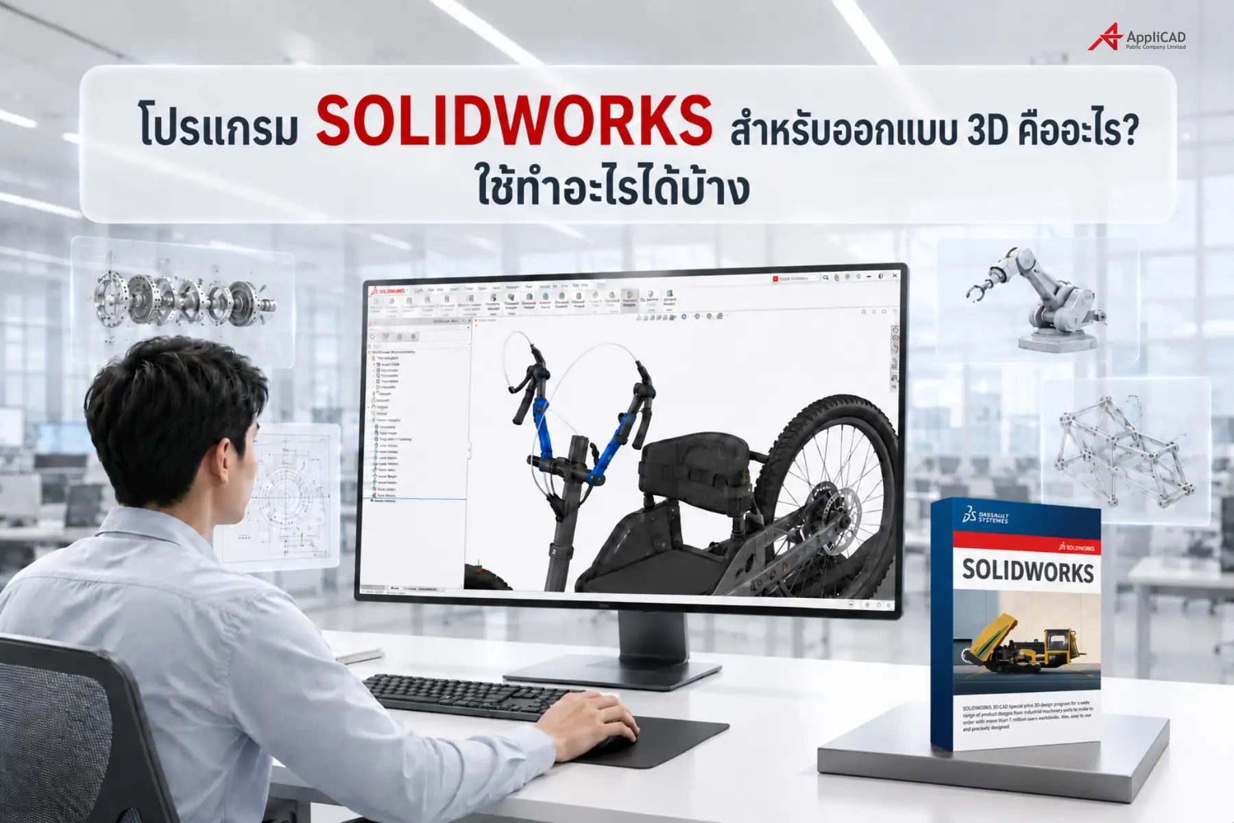 โปรแกรม SOLIDWORKS สำหรับออกแบบ 3D คืออะไร? ใช้ทำอะไรได้บ้าง