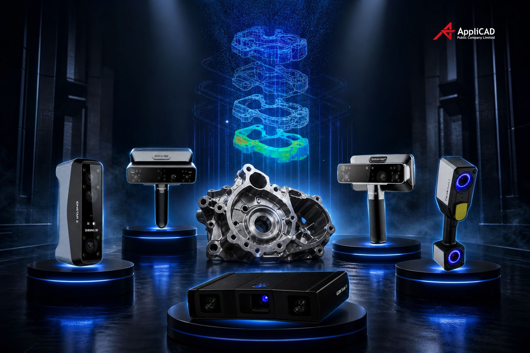 เครื่องสแกน 3D รุ่นไหนดี? วิธีเลือกให้เหมาะกับงาน พร้อมเปรียบเทียบรุ่นยอดนิยม