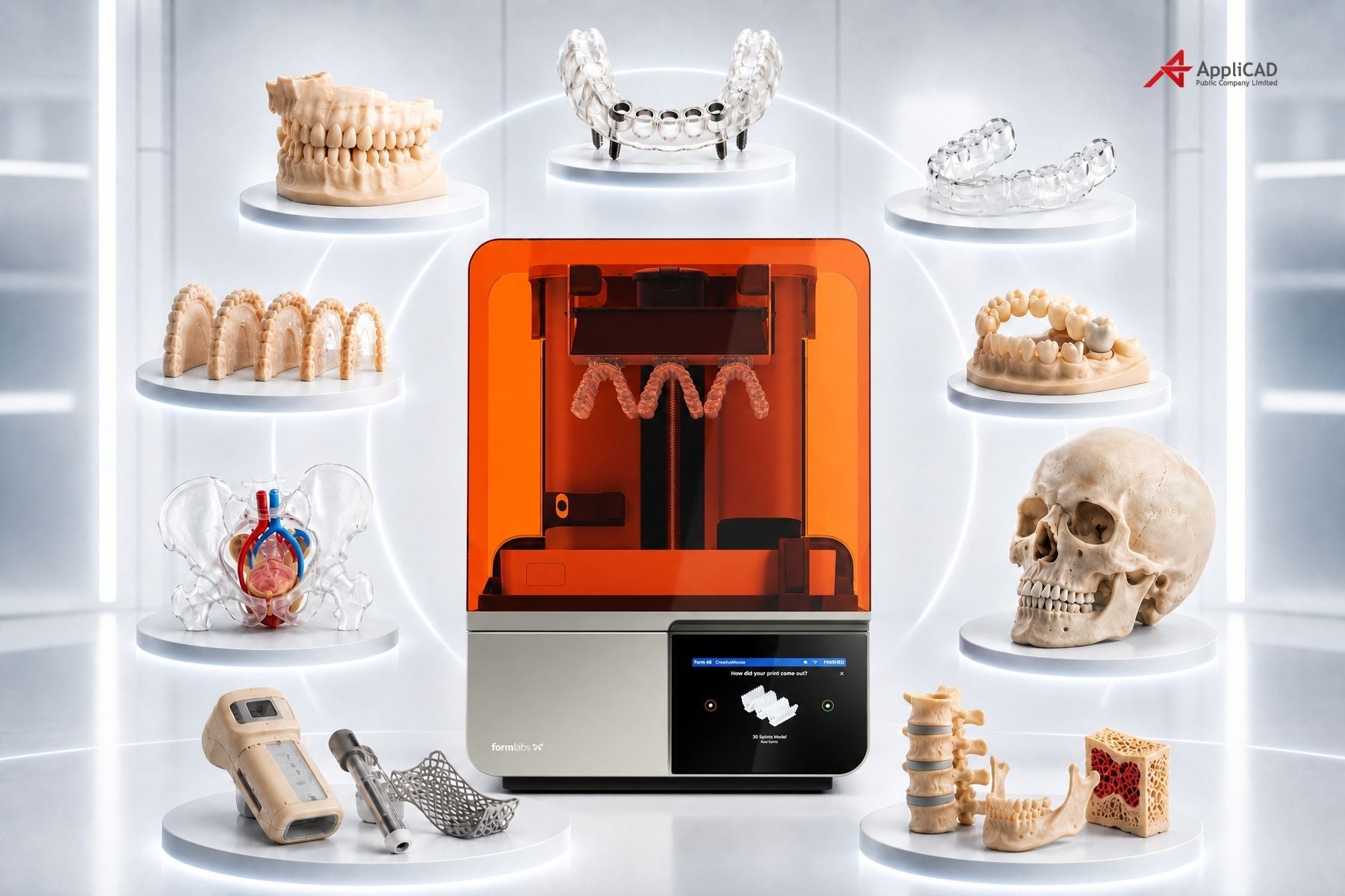 Formlabs Form 4B เครื่องพิมพ์ 3 มิติสำหรับงานทันตกรรมและการแพทย์